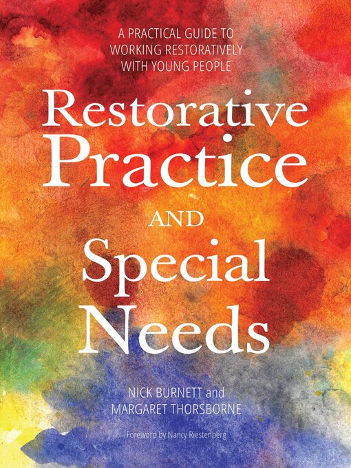 Title details for Restorative Practice and Special Needs by Nicholas Burnett - Available